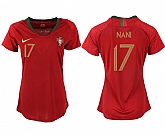 Women Portugal 17 NANI Home 2018 FIFA World Cup Soccer Jersey,baseball caps,new era cap wholesale,wholesale hats